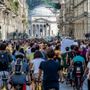 L'immagine di una edizione passata del Bike Pride