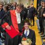 Mauro Glorioso il giorno della sua laurea