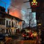 Incendio questa mattina a Rivara Incendio questa mattina a Rivara