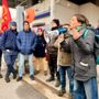 Manifestazione davanti alla sede Primotecs di Avigliana