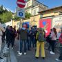 Il sopralluogo della Circoscrizione 5 in via Giachino
