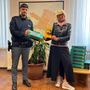 Alcuni degli oggetti donati dalla Polizia al centro antiviolenza