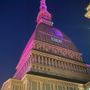 La Mole Antonelliana illuminata di Magenta La Mole Antonelliana illuminata di Magenta