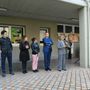 Taglio del nastro per l'inaugurazione alla presenza del sindaco Lo Russo