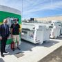 Taglio del nastro per il nuovo ecocentro Taglio del nastro per il nuovo ecocentro