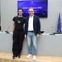 Roberto Bolle con il sindaco Stefano Lo Russo