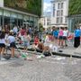Iniziativa con le scuole in via Sant'Ottavio