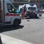 L'incidente all'incrocio tra i corsi Novara e Palermo L'incidente all'incrocio tra i corsi Novara e Palermo