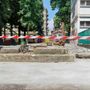 Lavori in piazza Alimonda Lavori in piazza Alimonda