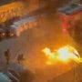 Auto in fiamme nella notte: momenti di paura a Nichelino Auto in fiamme nella notte: momenti di paura a Nichelino