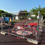La giostrina sigillata al parco Di Vittorio