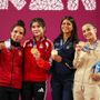 In foto Giulia Ghiglione con il suo allenatore Pierangelo Toniolo In foto Giulia Ghiglione con il suo allenatore Pierangelo Toniolo