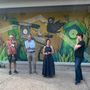 Inaugurata alla biblioteca Cognasso “The Jungle Library”, la nuova opera di Mrfijodor