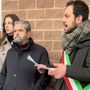 Diego Artuso tra gli assessori Alessandra Borello e Davide Guida