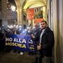 Flash mob di Futuro Nazionale in piazza Palazzo di Città contro la moschea alle ex Fonderie Nebiolo