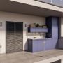 Come trasformare un armadio da esterno in una cucina outdoor completa