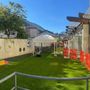 Chiomonte, (quasi) conclusi i lavori per la nuova zona ludica esterna del Baby Parking e della materna Chiomonte, (quasi) conclusi i lavori per la nuova zona ludica esterna del Baby Parking e della materna
