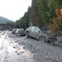 Una foto della disastrosa esondazione di fine giugno a Bardonecchia