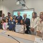 La cerimonia di intitolazione della scuola &quot;Carolina Picchio&quot;