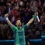 L'esultanza di Djokovic dopo una vittoria (foto d'archivio) L'esultanza di Djokovic dopo una vittoria (foto d'archivio)