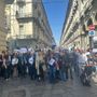 I giornalisti torinesi in piazza per il rinnovo del contratto I giornalisti torinesi in piazza per il rinnovo del contratto