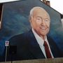 Il murale di Nichelino dedicato a Piero Angela Il murale di Nichelino dedicato a Piero Angela