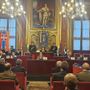 Immagine di archivio di un dibattito in Sala Rossa