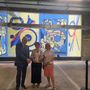 Piazza Valdo Fusi diventa galleria d’arte: colori e graffiti nel parcheggio sotterraneo