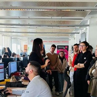 Sessanta studenti del Polito in visita al centro di controllo di RFI e Trenitalia Sessanta studenti del Polito in visita al centro di controllo di RFI e Trenitalia