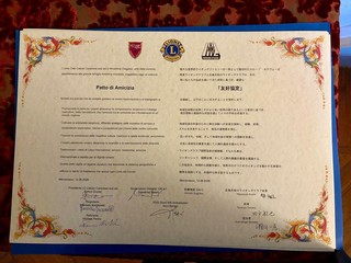 Il Lions Club Caluso stringe un’alleanza con Hiroshima Il Lions Club Caluso stringe un’alleanza con Hiroshima