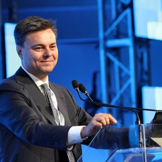 Il presidente dell’Unione Marco Gay mentre parla all’assemblea