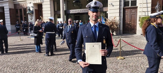 Il vigile Davide Neri