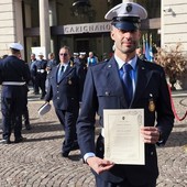 Il vigile Davide Neri