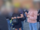 Tensioni di fronte a una scuola durante volantinaggio di Gioventù Nazionale Tensioni di fronte a una scuola durante volantinaggio di Gioventù Nazionale