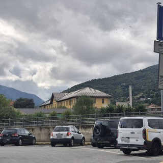 Il parcheggio dove sono avvenuti i furti