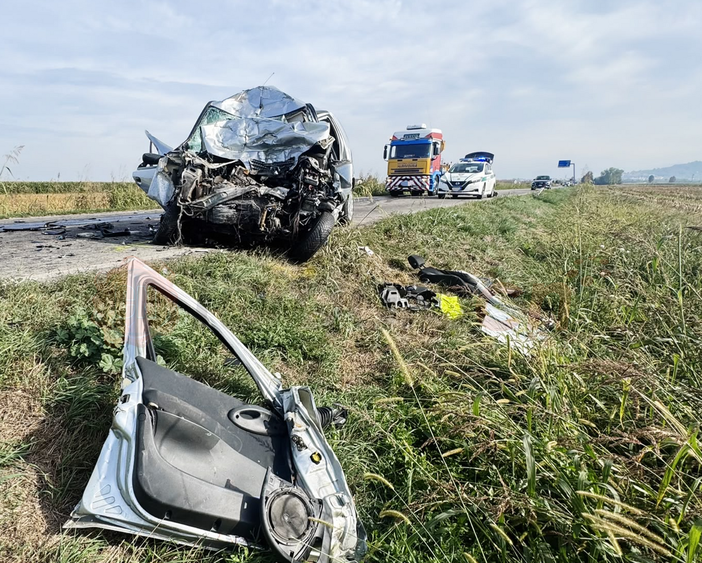 La scena dell'incidente