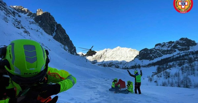1548 persone soccorse sulle montagne piemontesi nel 2025 (foto d'archivio)
