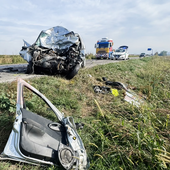 La scena dell'incidente