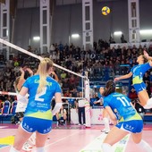 Un’azione della sfida a Villafranca Piemonte dello scorso campionato (foto di Christian Bosio)
