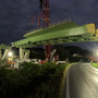 L'impalcato metallico parte del viadotto dell'Asti-Cuneo