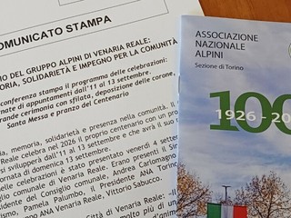 Le penne nere di Venaria compiono 100 anni Le penne nere di Venaria compiono 100 anni