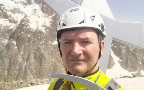 Enrico Bolla, vittima dell'incidente in montagna verificatosi nel pomeriggio di oggi alla Rocca Castello