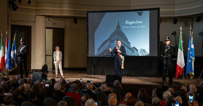 Il sindaco ha celebrato le Nozze d'oro di tantissimi torinesi