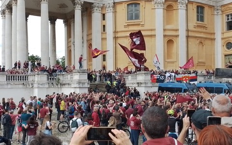 Una immagine di repertorio dell'ultimo 4 maggio a Superga