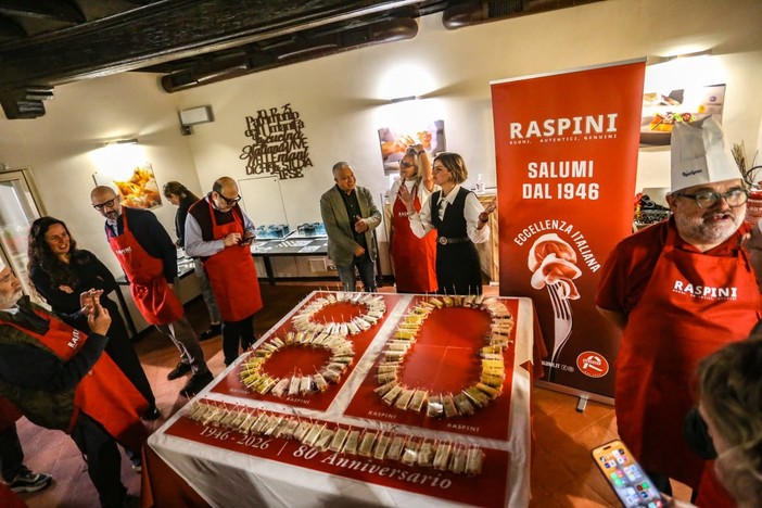 Celebrazioni per gli 80 anni di Raspini Celebrazioni per gli 80 anni di Raspini