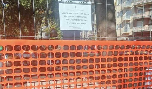 Altri cantieri al parco della Tesoriera
