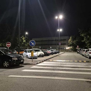 Via Coggiola in notturna