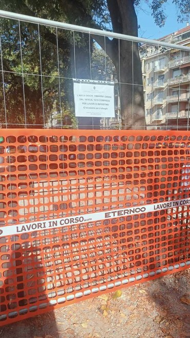 Altri cantieri al parco della Tesoriera Altri cantieri al parco della Tesoriera