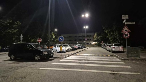 Via Coggiola in notturna