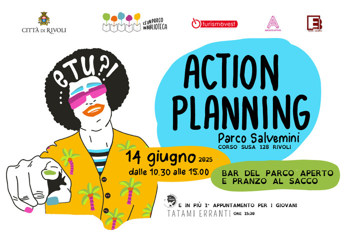 Il 14 giugno laboratorio di Action Planning al Parco Salvemini di Rivoli